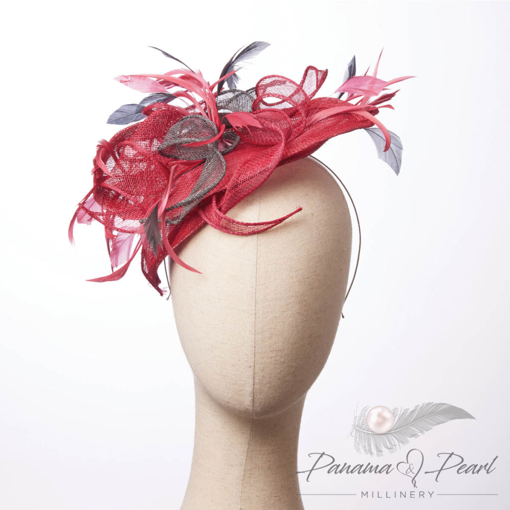 Custom Designed Wedding Hats Hire Cork Ireland Millnery Panama and Pearl